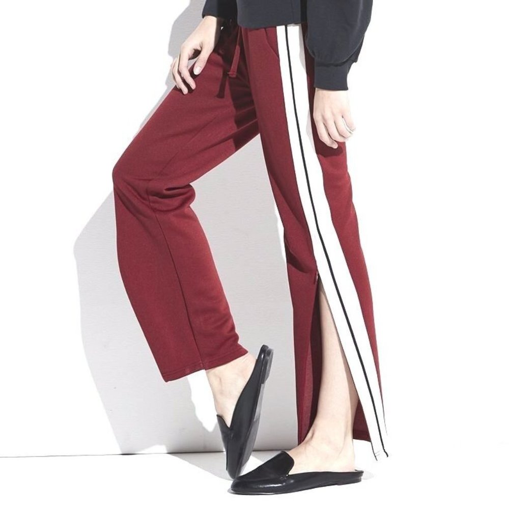 k/lab Track Pants Color: Red, Size: Large
